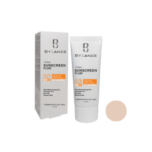 ضد آفتاب رنگی +SPF 50 پوست چرب بیزانس شماره 10 | 40 میل