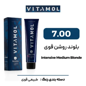 رنگ مو ویتامول بلوند روشن قوی 7/00