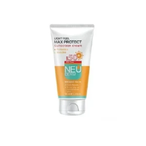 کرم ضد افتاب مکس پروتکت رنگی spf50 مناسب پوست چرب و مختلط نئودرم حجم 50 میل