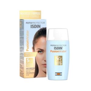 کرم ضد افتاب بی رنگ SPF50 ایزدین حجم 50 میل