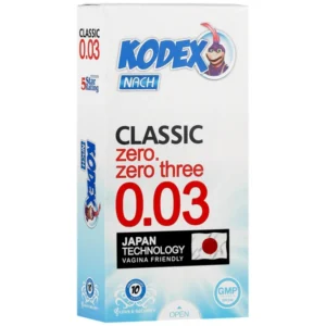 کاندوم kodex کلاسیک 3عددی