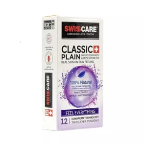 کاندوم swiscare کلاسیک  12عددی