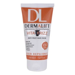 درمالیفت ماسک مو مخصوص موهای وز دار 150گرم مدل vita frizz
